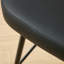 Tabouret de comptoir pivotant 26 po en similicuir rembourré avec dossier en rotin et structure en métal-2144153958-2144153957