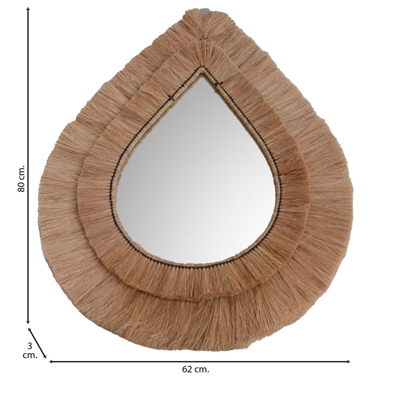 Tyrrel Rattan Novelty Wall Mirror