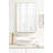 Anacleta Radius Rectangle Framed Wall Mirror-1835888091-1835888089