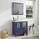 Karson 30'' Single Bathroom Vanity with Engineered Marble Top with Mirror
