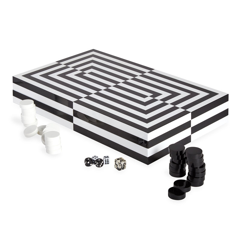 Op Art Jonathan Adler Backgammon