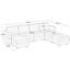 Canapé modulaire en U à mémoire de forme 7 places Colusa-586032679