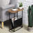 Titas Freestanding Magazine Rack with Top Shelf