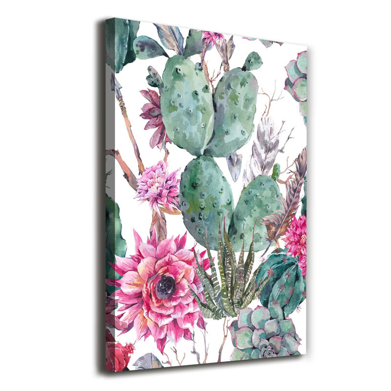 Cacti - Wrapped Canvas Print