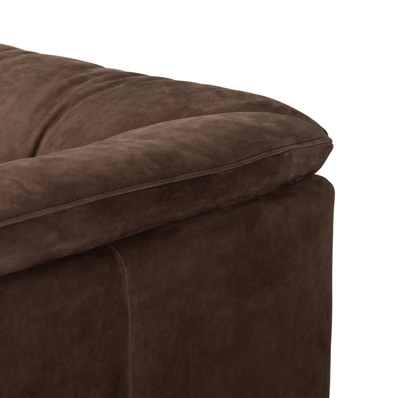 Santino Swivel Chair, Nubuck Cigar