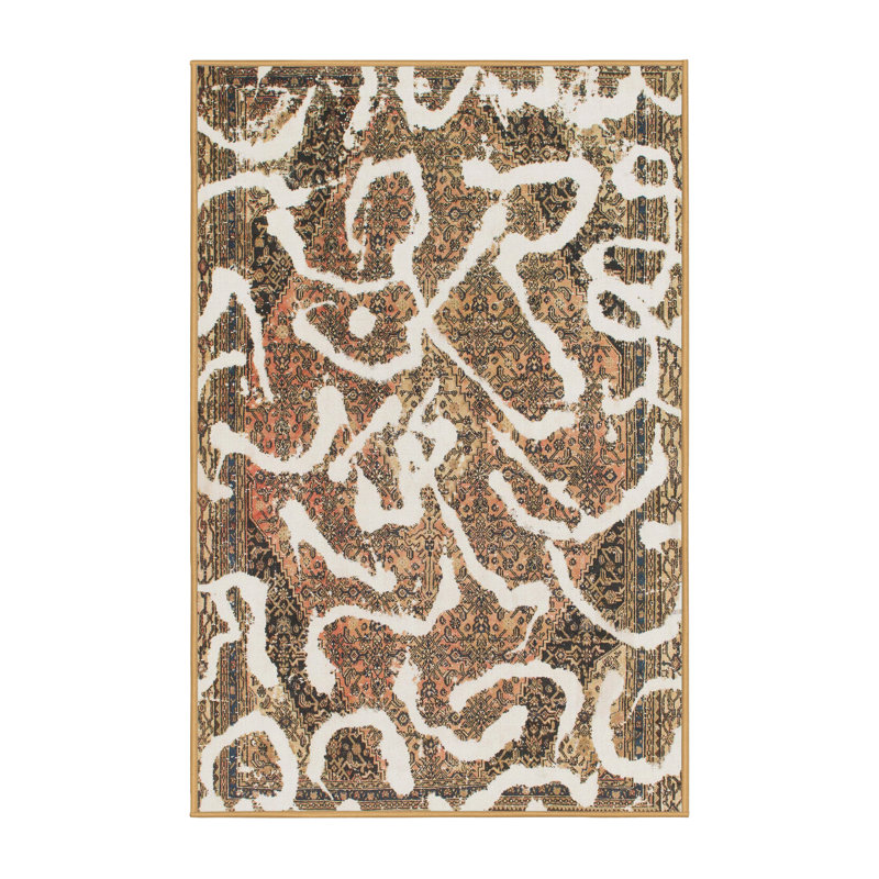Smithville-Sanders Abstract Indoor Rug, Rectangle 8' x 12'