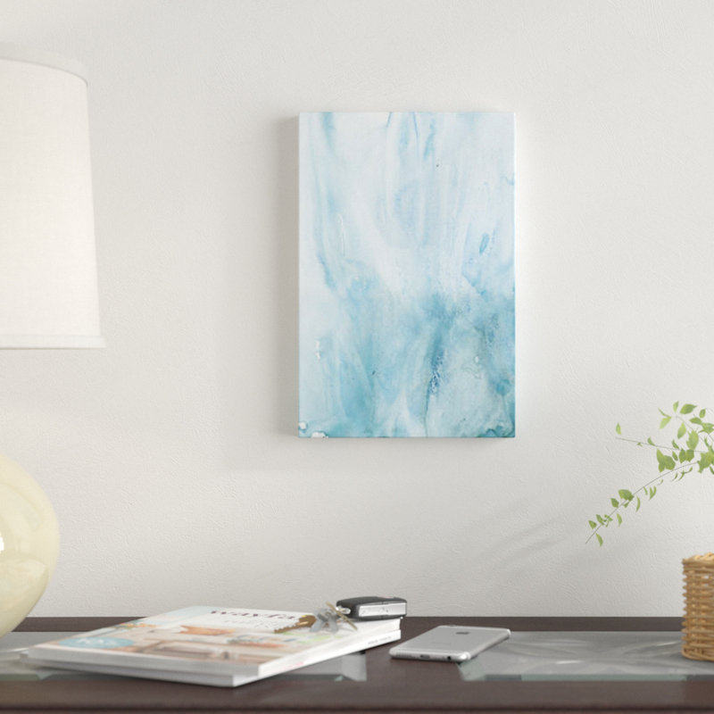 « aquarelle abstract iv », reproduction d’impression sur toile, H 12 po x l 8 po x P 0,75 po, Toile tendue, Pas de tapis