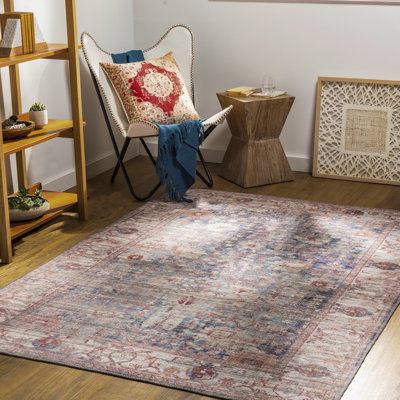 Sheryl Washable Oriental Indoor Rug