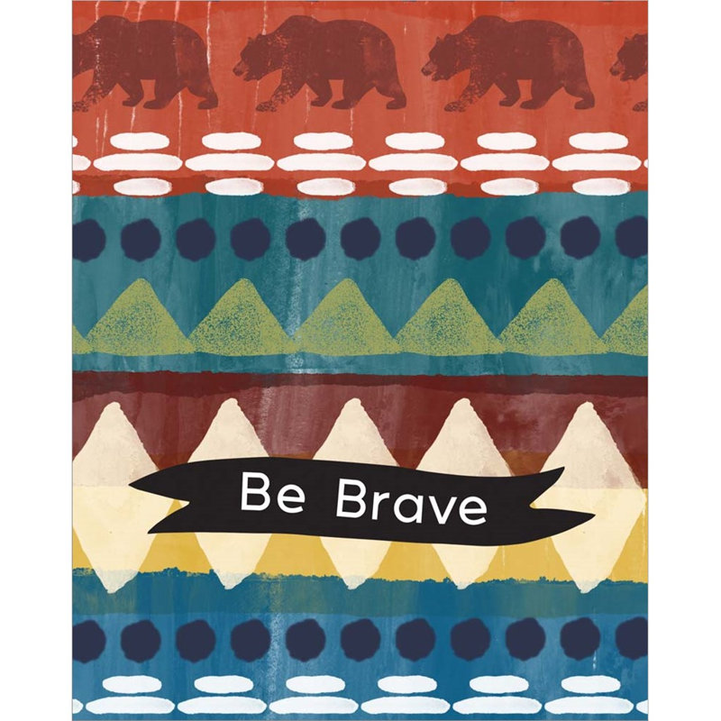 «Be Brave» par Linda Woods, art mural sur toile