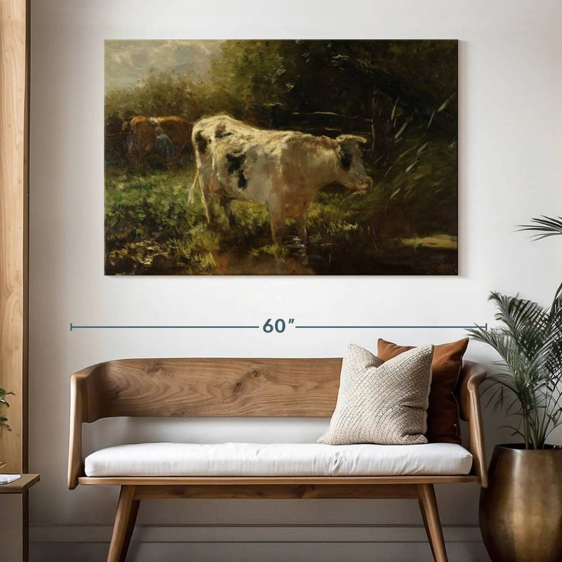Brampt Simple Cow, 34" H x 51" W