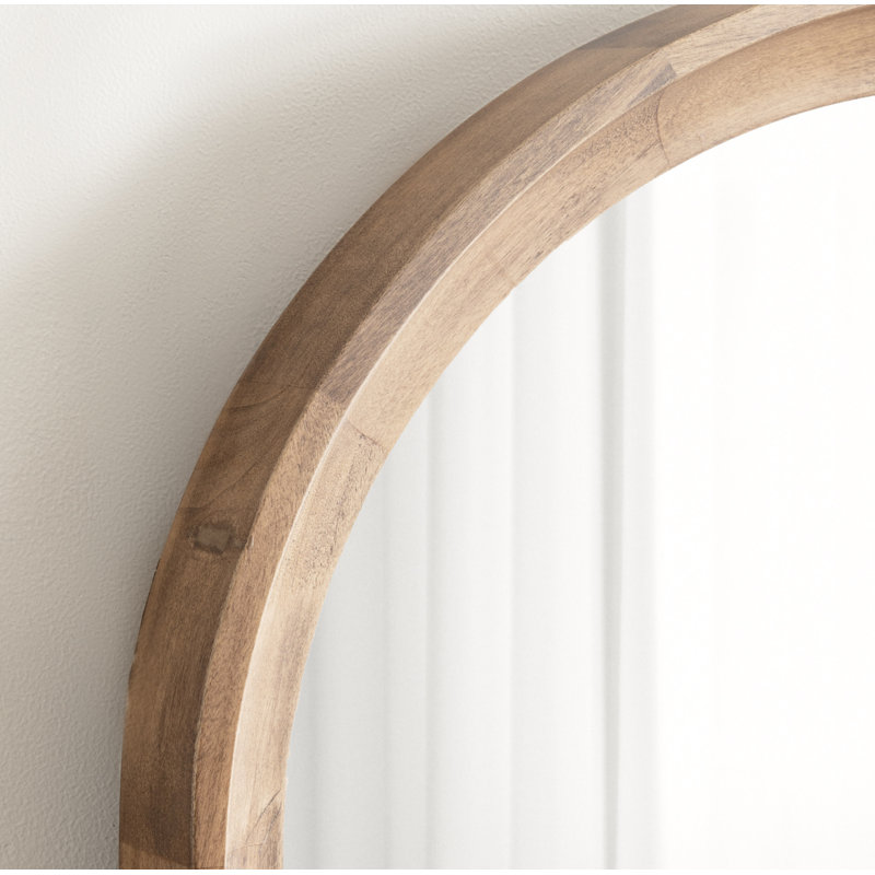 Branwell Wood Mirror, Rustic Brown, 36" x 24"