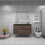 Ensemble de meuble-lavabo mural simple 48 po Lause Kody-1968332311