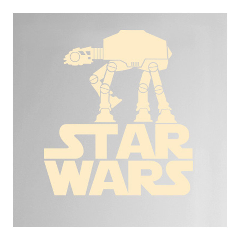 Entertainment Wall Decal, Beige