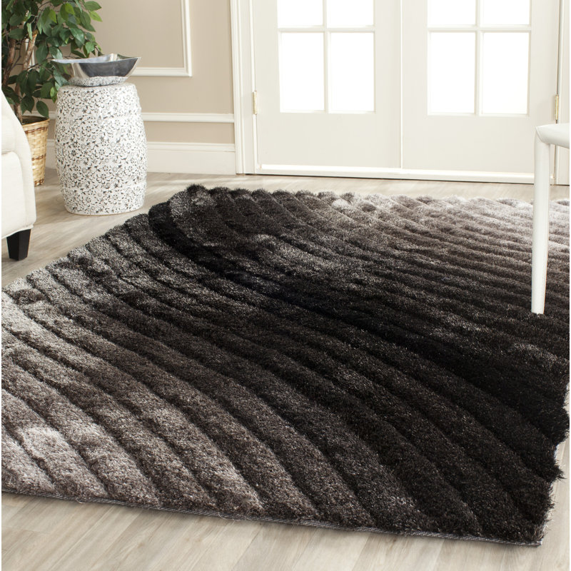 Abstract Hand Woven Area Rug, Rectangle 107 x 168 cm