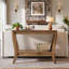 110cm Unfinished Solid Wood Console Table