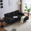 Canapé modulaire moderne en L avec dossier et coussin amovibles, idéal pour le salon et la chambre à coucher confort et style