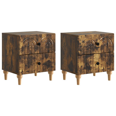 43cm W Manufactured Wood Bedside Table