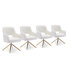 Fauteuil pivotant rembourré Breann