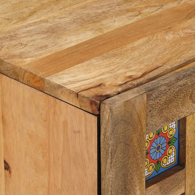 Solid Wood Freestanding Bathroom Cabinet