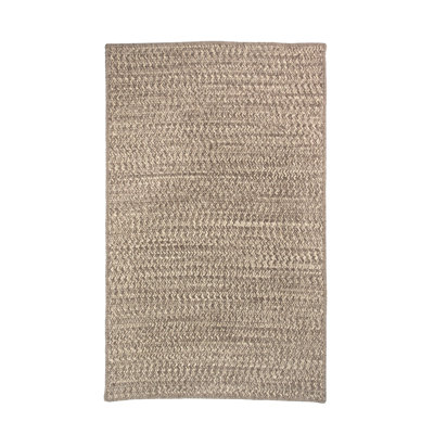 Tweed tissé naturel gris foncé