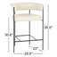 Tabouret de comptoir en cuir Mikra - Collection Buntin