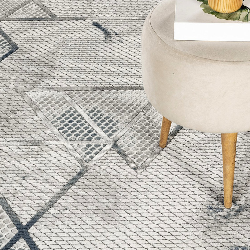 Geometrix Area Rug, Runner 2'7" x 9'10"