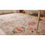Tapis traditionnel ivoire en laine noué à la main-90622877