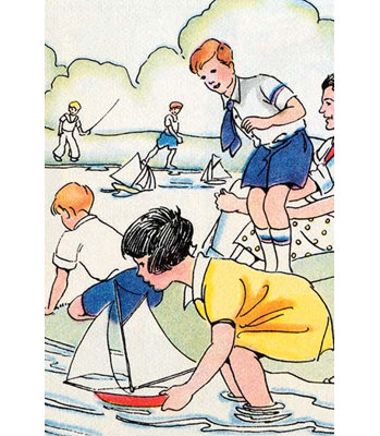 " Sailboats At The Park "