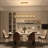 Perea 8 - Light Kitchen Island Steel Rectangle Dimmable Pendant-1417204060