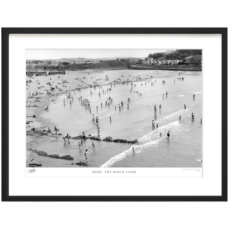 Bude, The Beach C1960 - Single Picture Frame Print, 45cm H x 60cm W x 2.3cm D