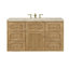 Laurent 48" Single Vanity, Light Natural Oak W/FreePower Wireless Charger