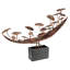 Asian Metal Botanical Cascading Fountain