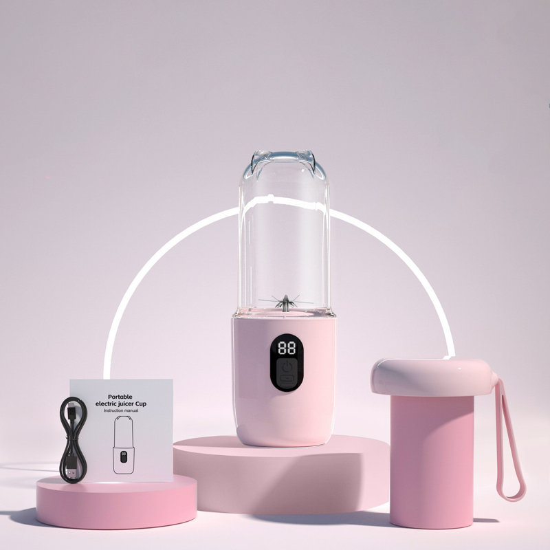 Home Wireless Fully Automatic  Portable Juicer, Pink