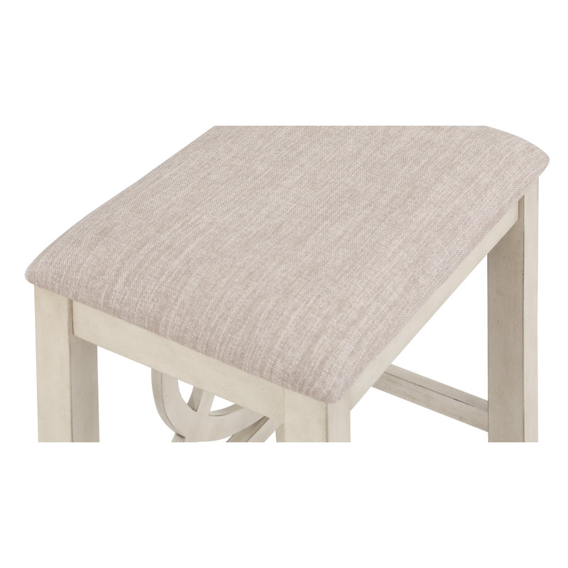 Ensemble de salle à manger à hauteur de comptoir 2 personnes Fulda, Beige