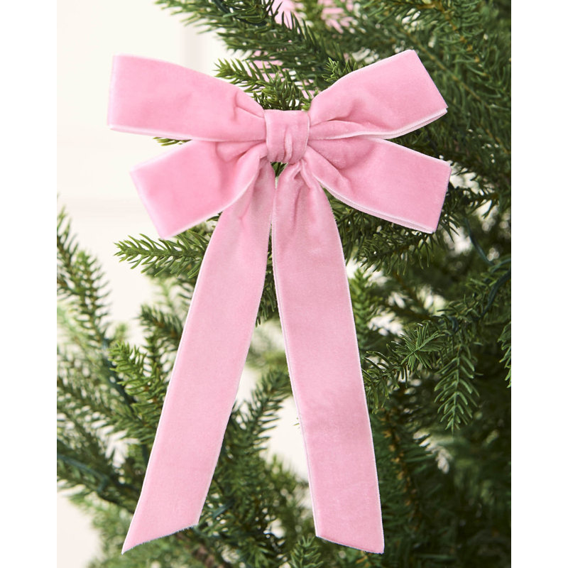 15cm Polystyrene Bow, pink