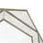 35.4" Modern Glam Hexagon Wall Mirror With Textured MDF Frame