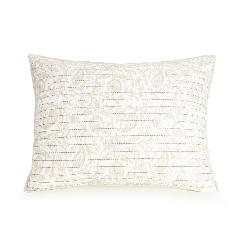  Eden Cotton Gauze Single Pillow Sham, King, Plum