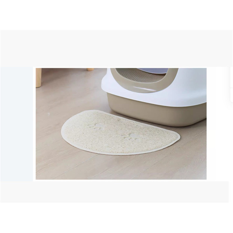 Tapis de litière pour chat, Beige