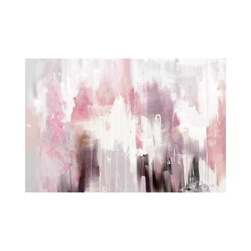 «Blush» par Dan Hobday - reproduction d'art, H 26 po x l 40 po x 1,5 po, Toile tendue