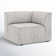 Shonnard 37'' Wide Right Hand Facing Corner Wedge