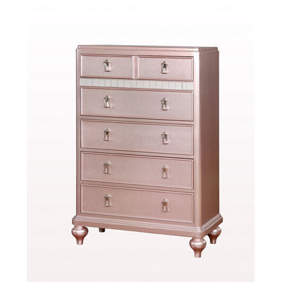Mobilier de chambre à coucher de style contemporain avec garniture de miroir 1Pc