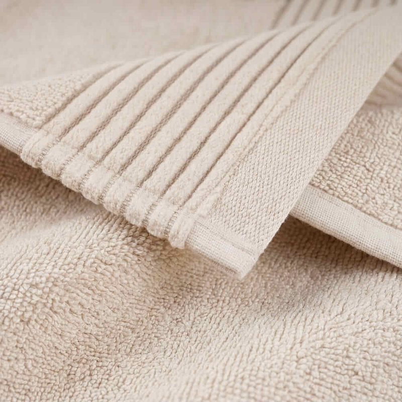 Towels 100% Cotton Plush Bath Towel, Cream