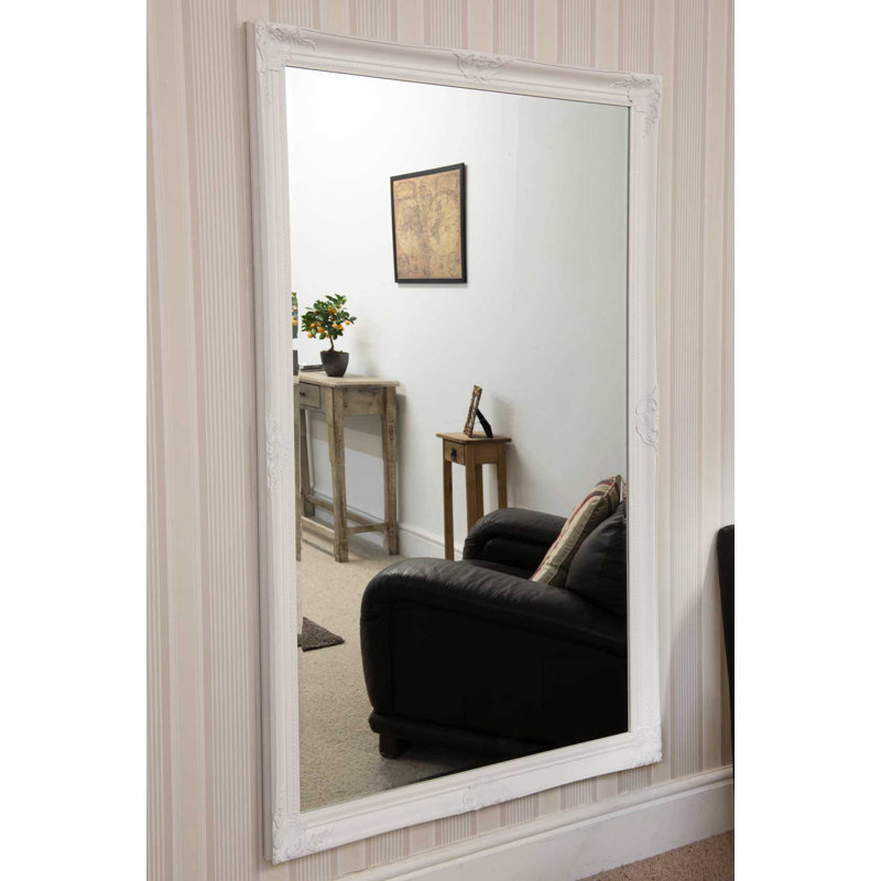 Chaudiere Flat Wall Mirror, 168 H x 76cm W x 5cm D, White
