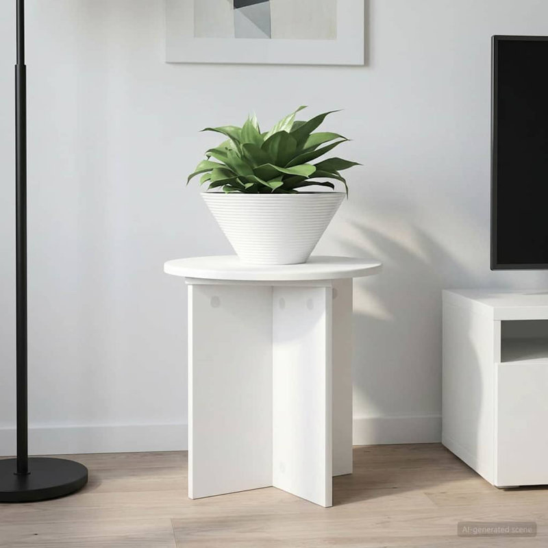 1 Tier Plant Stand Set of 2, 40cm H x 40cm W x 40cm D, White