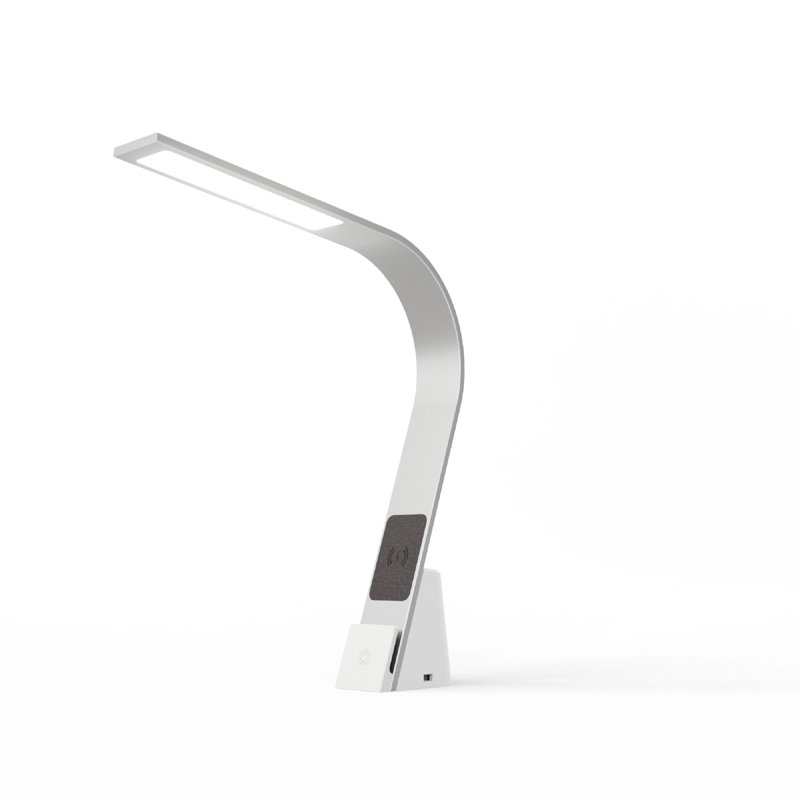 LED Desk Table Lamp, Silver