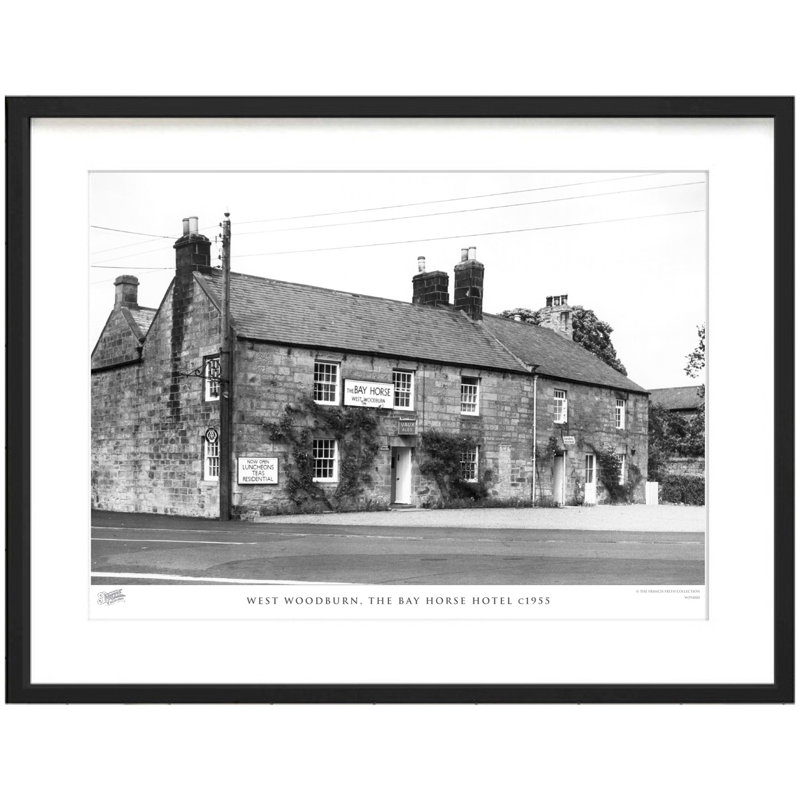 West Woodburn, The Bay Horse Hotel C1955 - Single Picture Frame Print, 60cm H x 80cm W x 2.3cm D