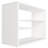 Modern Wall Shelf, White, 23.6 x 17.3 x 7.7 inches | 100% Melamine Coated Particle Board, Thickness: 0.7 inches | Easy Wall Mount, Multiple Shelves for Additional Storage, Stylish & Functional Design for Home or Office-1762310895