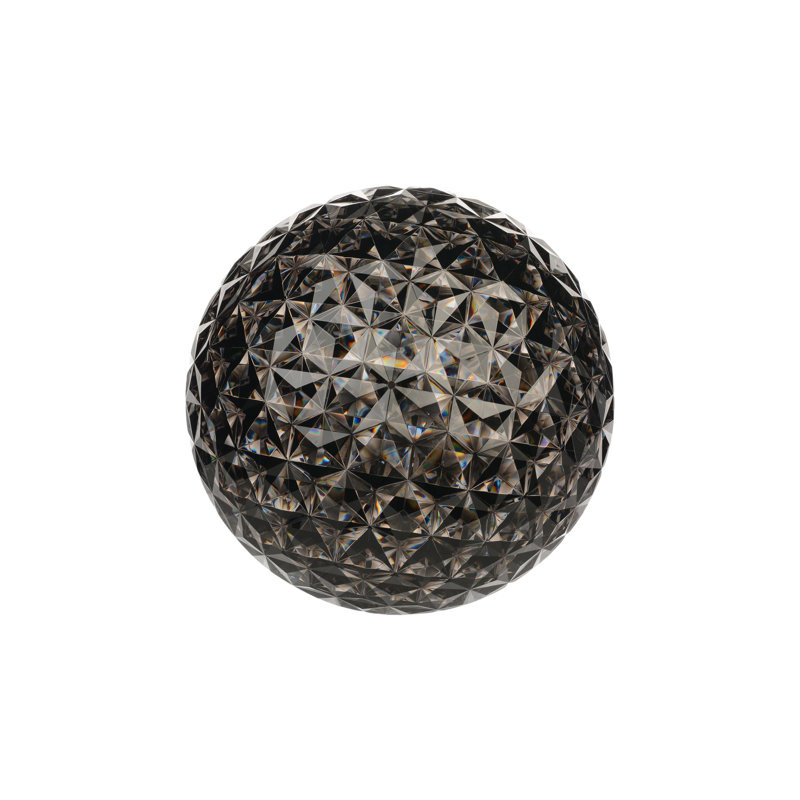Planet LED Floor Lamp, 63", Fume