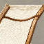 Chaises de salle à manger d'extérieur avec structure d'aspect bois et siège en toile respirante Textilene