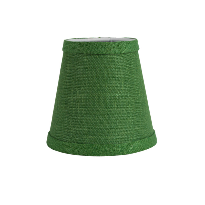 Petit abat-jour en lin, Vert